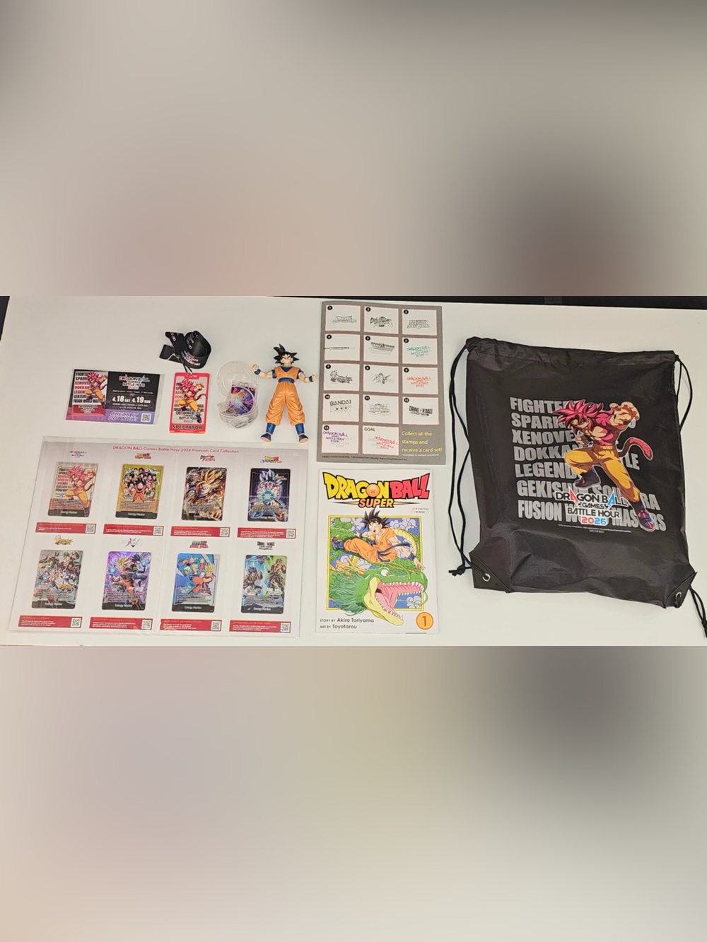 Dragon Ball Z Battle Hour 2026 Premium Card Collection And Figurine New